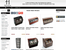 Tablet Screenshot of heidenwatchwinders.com